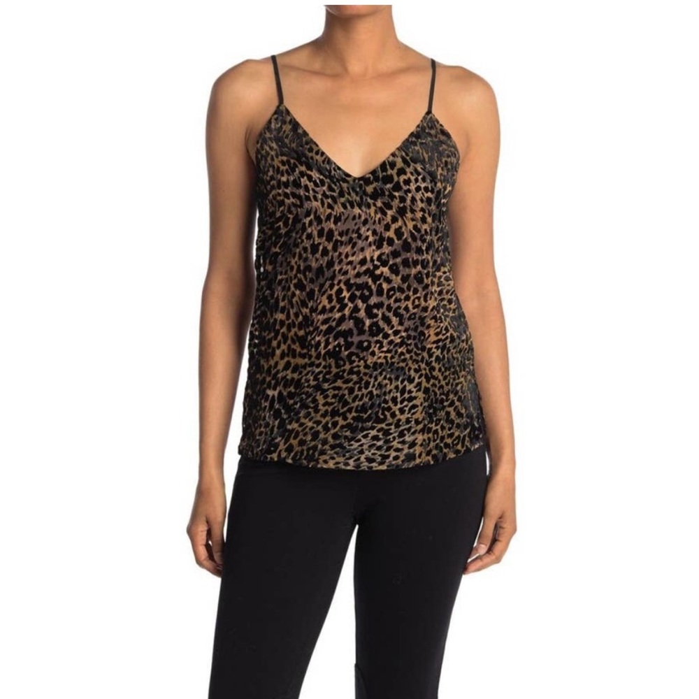 NWOT Brochu Walker leopard cami size small